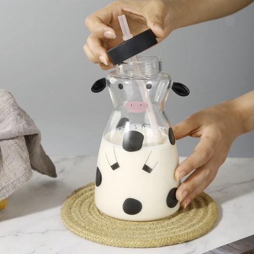 Vache bouteille eau tasse - d'eau, à