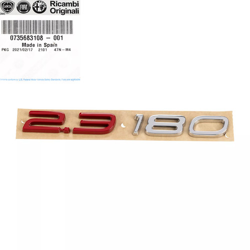 écusson logo chrome arrière - Écusson,