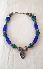 COLLIER  BERBERE PERLES/BOULES