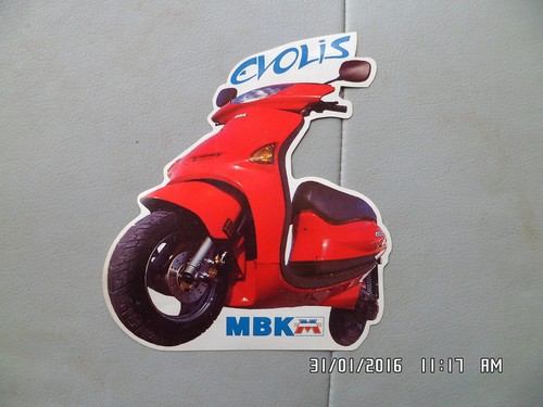 Autocollant mbk evolis - , j33