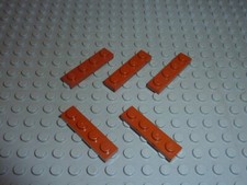 5 x LEGO DkOrange plate 1x4 ref 3710 / Set 4507/8778/7194/4400/4767/7209