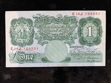(1949-55) Great Britain Bank of England 1 Pound Note Unc?