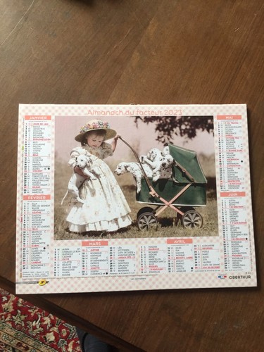 Calendrier almanach ptt - almanach, 2023