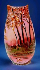 Vase Legras Signé d un