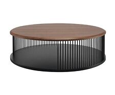 Table basse MEMORIA plateau en noyer laqué marque WEWOOD Etat neuf