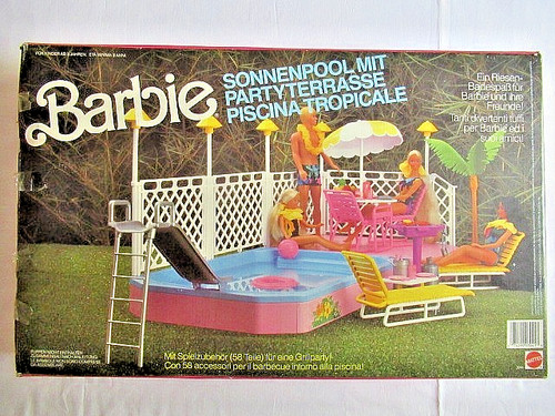 Barbie 3041 piscine et patio - -,
