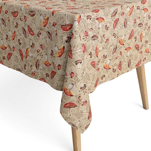Nappe jacquard coton enduit - nappe,