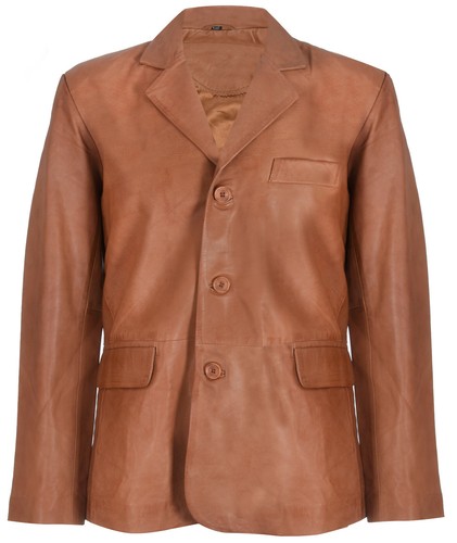 Homme fauve véritable blazer - véritable,