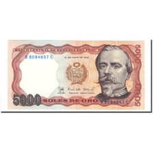 [#631176] Billet, Pérou, 5000 Intis, 1985, 1985-06-21, KM:137, ONZ-