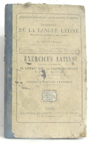 Grammaire langue latine - grammaire,