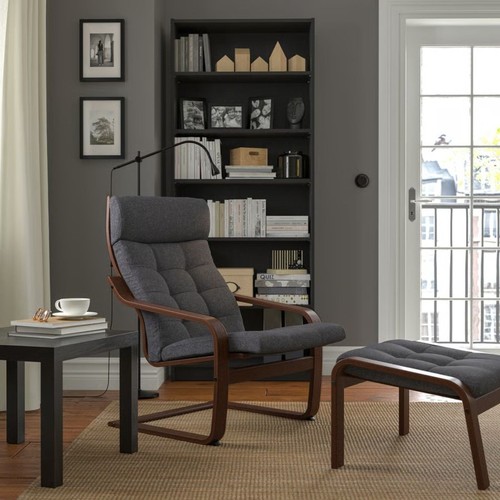 Poäng armchair and ottoman - poÄng,