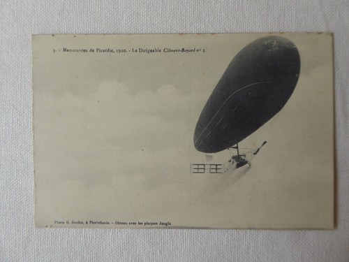 Carte postale aerostation - carte,
