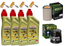 TAGLIANDO Honda CB F Hornet S 600 2003 2004 CASTROL 10W40 F. HUILE AIR BOUGIES