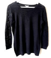 Pull Noir H&M coton & modal