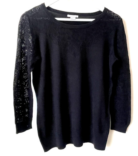 Pull noir coton modal - coton,