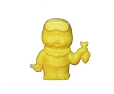 Figurine Kiki Bonux jaune Plongeur embout de crayon 5 cm