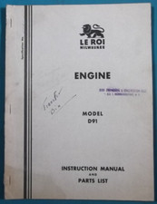 Le Roi D91 Pièces De Moteur