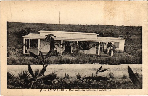 Cpa amboanio une maison - amboanio,
