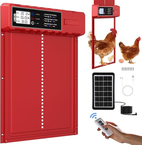 Automatic solar chicken coop - solar,