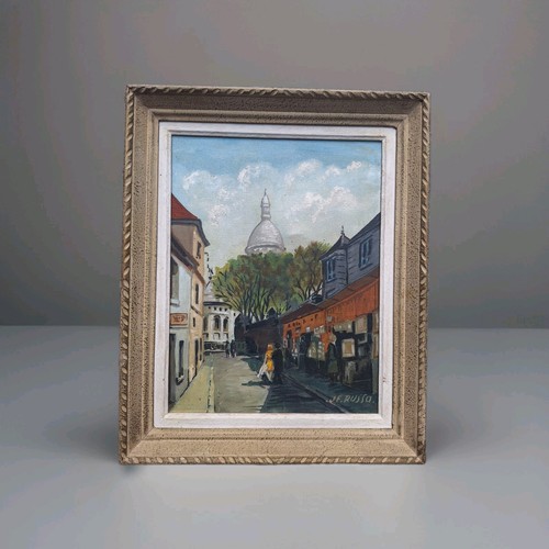 Oil painting canvas paris - canvas, "paris