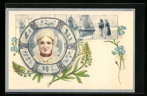 Carte postale femme