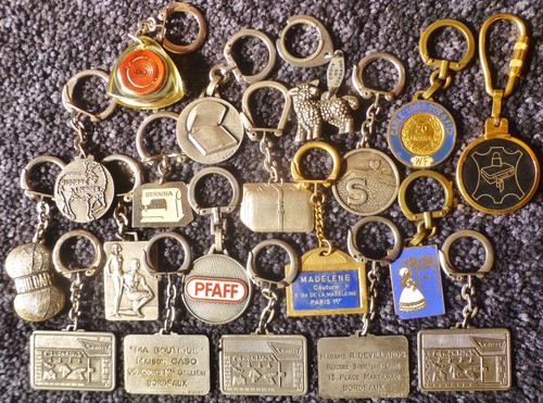 Lot porte clé 1960 couture - porte,