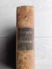Livre Ancien Oeuvres De Shakespeare