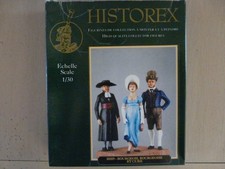 Maquette Figurines HISTOREX 1/30 Ref 30359 Bourgeois, Bourgeoise et Curé