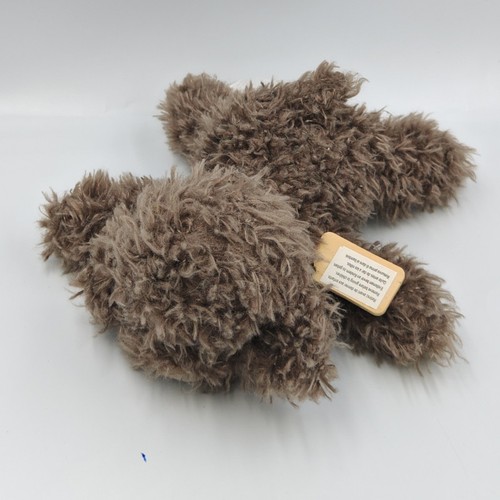 Doudou peluche chien marron