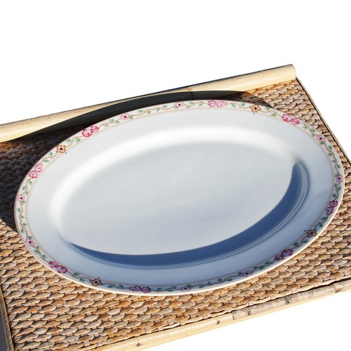 Plat long porcelaine guy - plat,