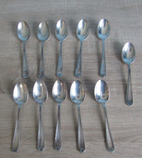 11 cuillères a dessert en métal argenté Christofle modèle coquille