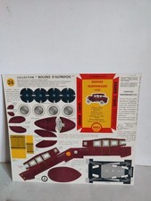 MAQUETTE CARTON PUB SHELL N°24-BOLIDE D'AUTREFOIS-RUMPLER TROPFENWAGEN 1921-NEUF