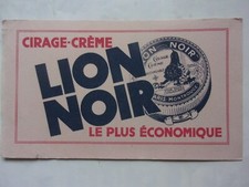 ANCIEN BUVARD LION NOIR /