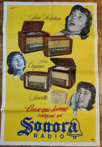 Affiches anciennes radio - affiches,