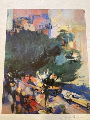 Belle lithographie arlette - lithographie, le