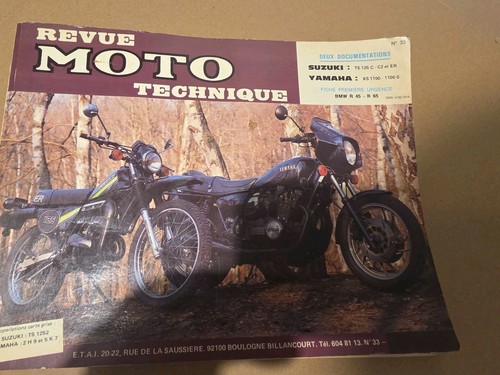Revue technique moto - technique,