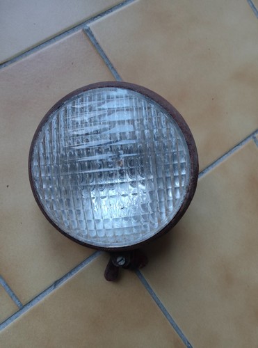 Ancien phare tracteur - ancien, de