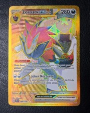 Carte Pokémon Zoroark EX de N 189/159 Gold Secret Rare - EV09 VF Aventures 