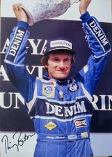 photo signée Thierry Boutsen  F1 Formule 1 sport auto autographe 1990 williams