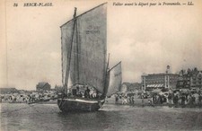 Plage de Berck - Voilier Avant Le Départ Pour La Promenade