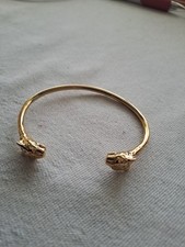 BRACELET OUVERT DEUX FÉLINS