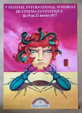 5e Festival International d'Avoriaz Du Cinéma Fantastique 1977 Affiche