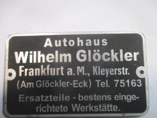 Plaque Bouclier Voiture