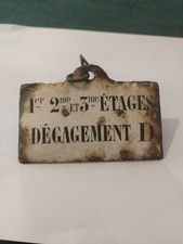 Plaque Émaillée Hôtel