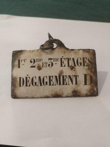 Plaque émaillée hôtel - Émaillée,