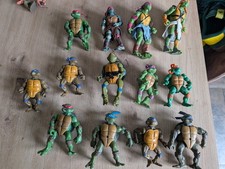 Figurine Tortue Ninja : Lot de Tortues Ninja de différentes génération TMNT