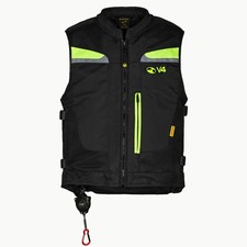Gilet Airbag Moto pour Homme MOTOAIRBAG Mab V4 Modulaire Black/Yellow D4045N