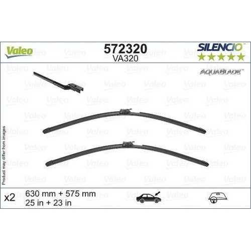 Balai essuie glace valeo - d'essuie,