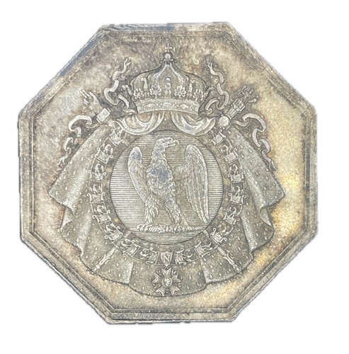 Jeton médaille octagonal - /,