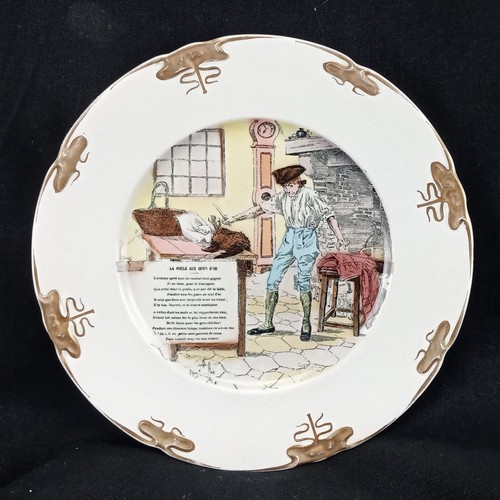 Assiette faience georges - assiette,